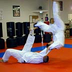 adults practicing martial arts at Nichols Defense Academy